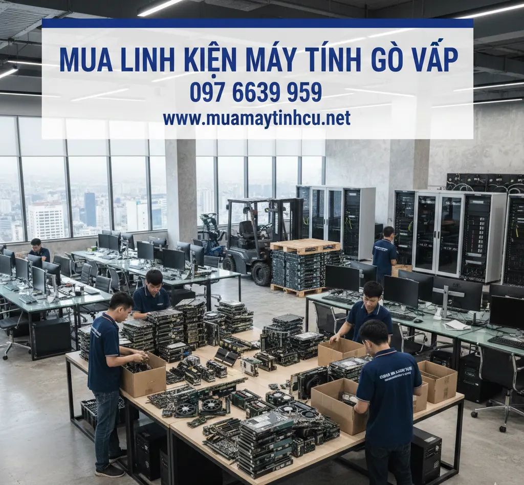 Địa chỉ thu mua linh kiện máy tính cũ uy tín tại Quận Gò Vấp