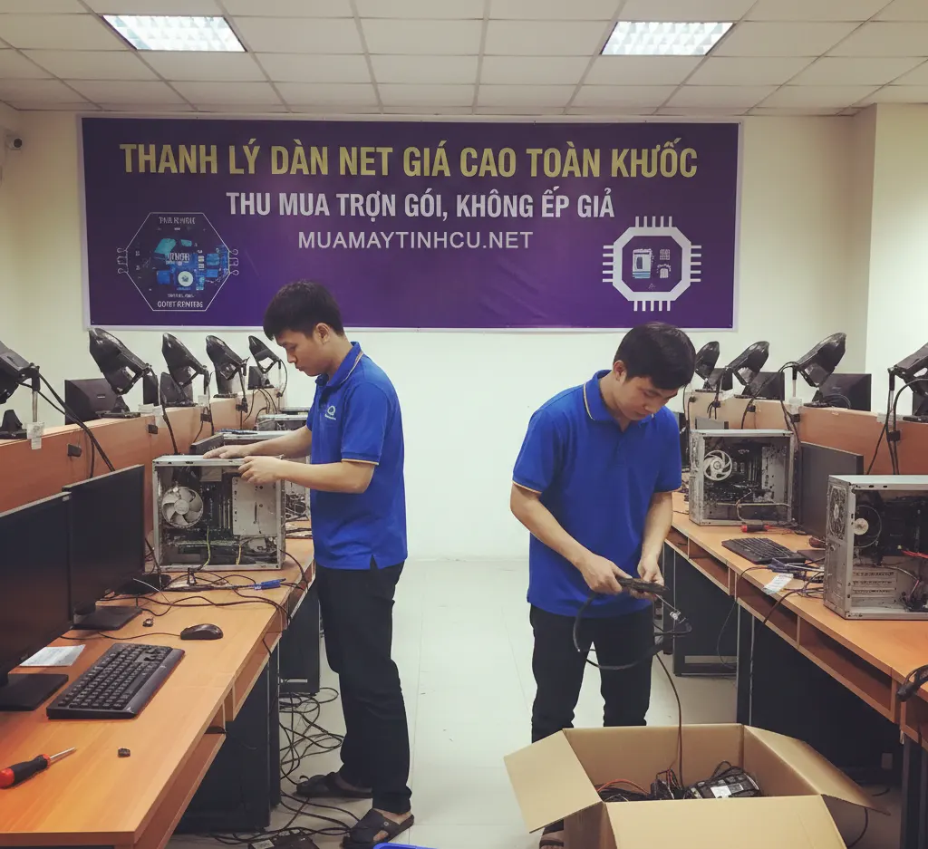 Thanh Lý Dàn Net Giá Cao Toàn Quốc – Thu Mua Trọn Gói, Không Ép Giá