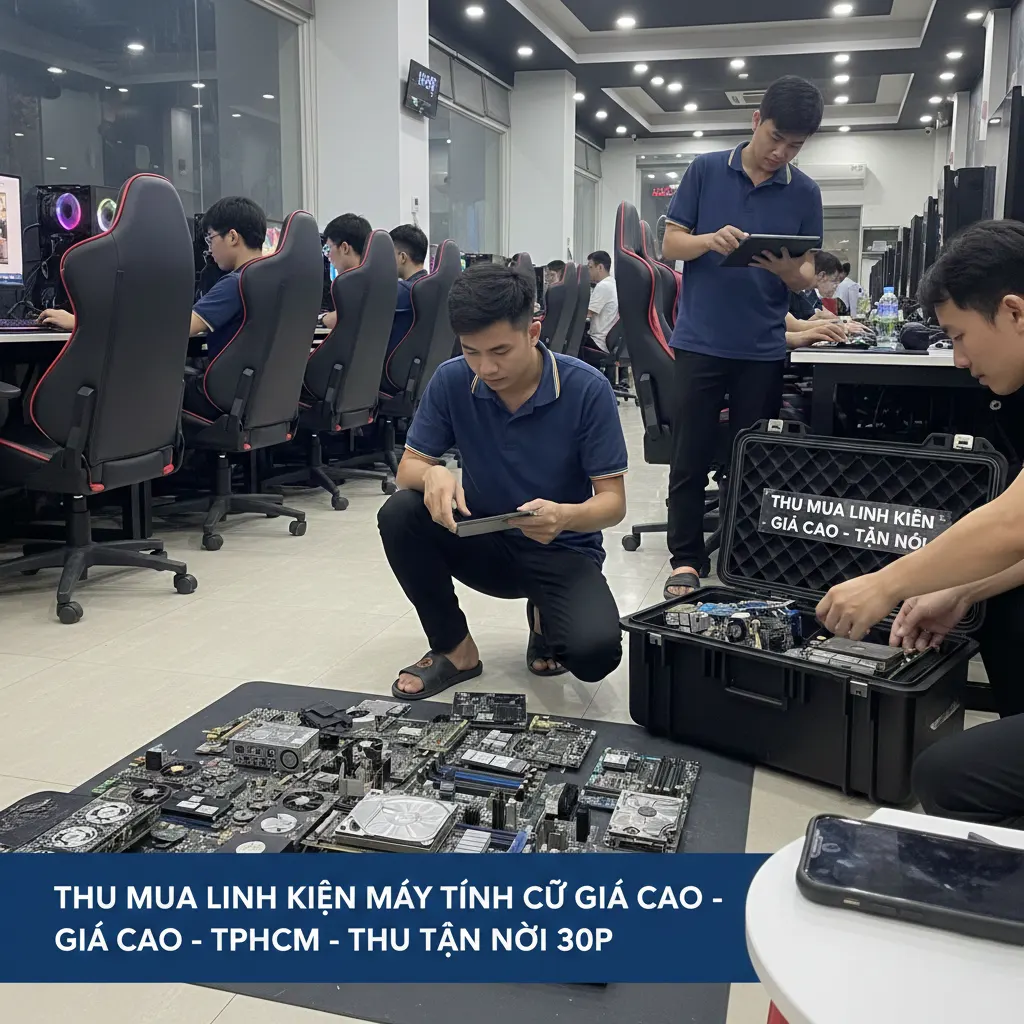 Thu Mua Linh Kiện Máy Tính Cũ Giá Cao TPHCM – Thu Tận Nơi 30p