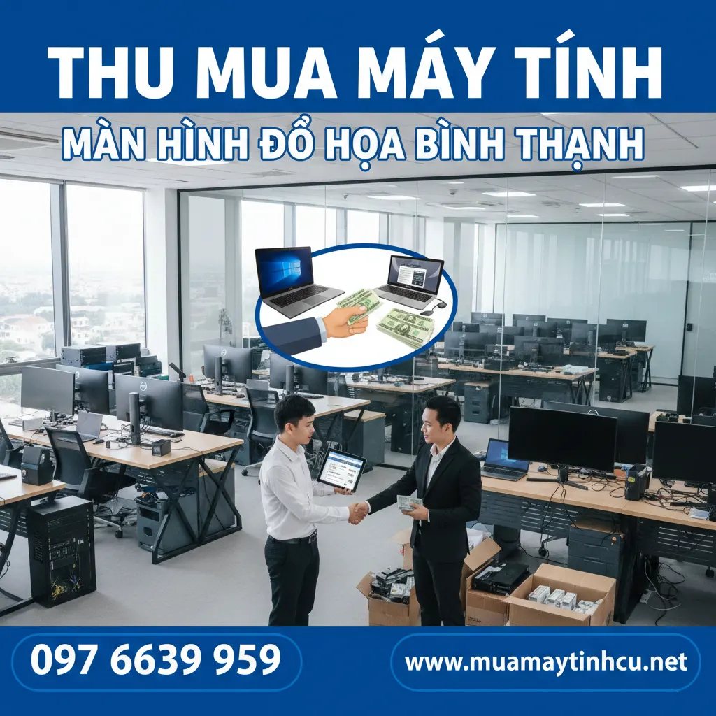 Thu mua máy tính cũ, màn hình đồ họa tại Quận Bình Thạnh