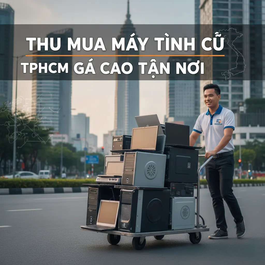 Thu Mua Máy Tính Cũ TPHCM Giá Cao – Thanh Lý Tận Nơi 30 Phút